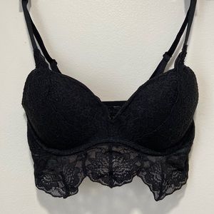 PINK Victoria’s Secret Lace Push Up Bralette Bandeau Women Size XS